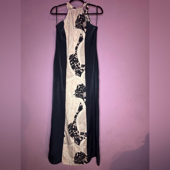 Bar III Blue and Cream Floral Dress - Picture 9 of 12